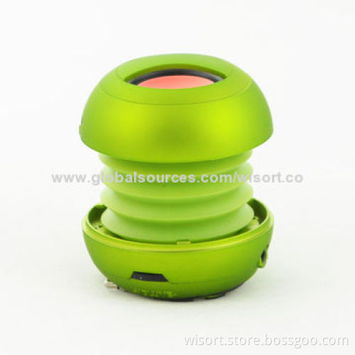 Hot Selling 3.5mm Portable Mini Bluetooth Hamburger Speakers with SIRI/Mic Function